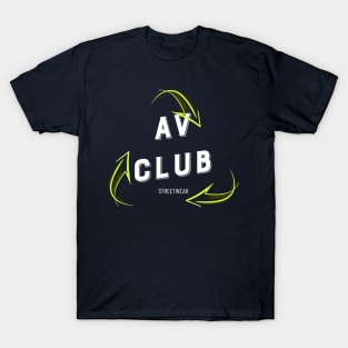 Vintage High School AV Club Streetwear T-Shirt